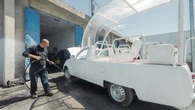 Pope’s popemobile set to become health clinic for Gaza children