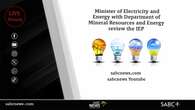 LIVE: Ministers of Electricity and Energy to review the IEP