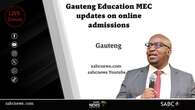 LIVE | Gauteng Education MEC updates on online admissions