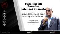 LIVE: Jabulani Khumalo heads to Electoral Court seeking reinstatement