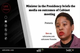 LIVE | Post-Cabinet media briefing
