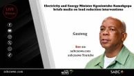 LIVE: Ramokgopa announces load reduction interventions