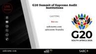 LIVE | G20 summit of Supreme Audit institutions