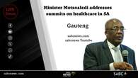 LIVE: Health Minister addresses SA Medical Students Union launch