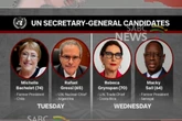 Four UN Secretary-General candidates to face public dialogues