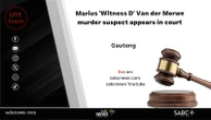 LIVE: Witness D murder accused appears in court