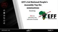 LIVE | EFF nominates top six leaders