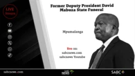 LIVE | Funeral service of former Deputy President David Mabuza