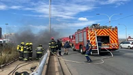 Joburg EMS battle underground cable fire in Braamfontein