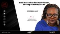 LIVE: Department of Basic Education Minister updates on matric exams