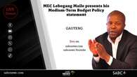 LIVE: Gauteng Medium-Term Budget Policy Statement