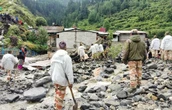 Helicopters rescue people stranded by flooding in Himalayan state