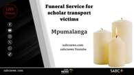 LIVE: Funeral service for scholar transport victims