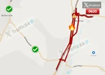 Truck on fire amid protest near R59 in Johannesburg