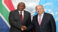 Ramaphosa pays courtesy call to UN SG