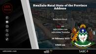 LIVE: KwaZulu-Natal State of the Province Address