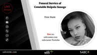 LIVE | Funeral service of Constable Boipelo Senoge