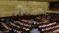 Angry scenes as Israeli parliament votes on conscription law