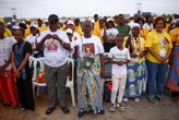 Tens of thousands gather outside Angolan capital for Pope Leo mass