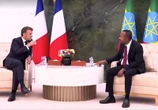 French President Macron arrives in Ethiopia’s capital, Addis Ababa