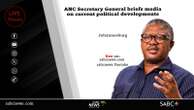 LIVE: Mbalula briefs media on current political developments