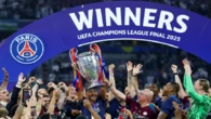 PSG fans invade pitch for souvenirs after Champions League triumph