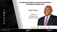 LIVE: African Union – AIP Water Summit