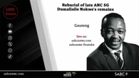 LIVE: Reburial of late ANC Secretary General Duma Nokwe