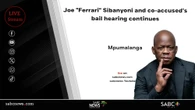 LIVE |Taxi boss Joe Sibanyoni and co-accused’s bail hearing continues
