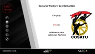 LIVE | National Workers’ Day Rally 2026