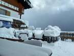 Prima nevicata vera dell'inverno in Alto Adige, fino a 50 cm