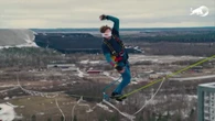 Jaan Roose attraversera' lo stretto di Messina con una slackline