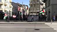 Milano, presidio per la Palestina: 