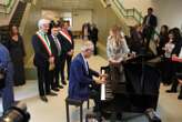 Il maestro Bocelli inaugura l'Hub educativo di Sforzacosta