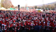 Torino, numeri da record per il raduno dei Babbi Natale