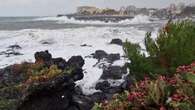 Catania, forte mareggiata sul lungomare Ognina