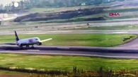 Turchia, spettacolare atterraggio di emergenza di un aereo cargo a Istanbul