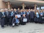 Anno giudiziario, flash mob delle toghe a Torino