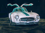 EV300, una Mercedes 300 SL Gullwing con il 'cuore' Tesla