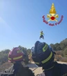Turista bloccata su ferrata a Tavolara, salvata con l'elicottero