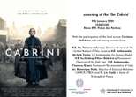 A Ginevra prima del film Cabrini,la patrona degli emigranti