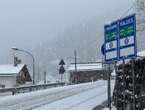 Neve di settembre sulle Dolomiti dopo l'estate del grande caldo