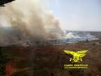 Vasto incendio nel Nuorese, intervengono due Canadair