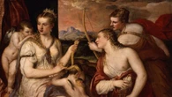 Tiziano in Brianza, in mostra Venere che benda Amore