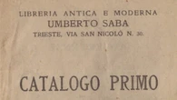 Trovato il Catalogo n.1 della Libreria Saba