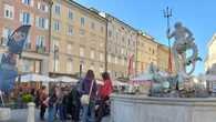 Manifestazione pro Pal nella Trieste in festa per Barcolana