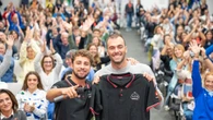 Barcolana57: pioggia e bora, Paltrinieri incontro fans in sala