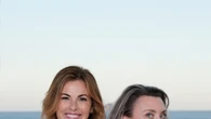 Camilla Lackberg sul set della serie di Canale 5 "Erica"