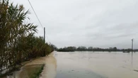 Maltempo, esondato fiume Bormida in alcune aree del savonese