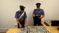 Blitz contro narcotraffico, in bidone interrato 51kg di hascisc